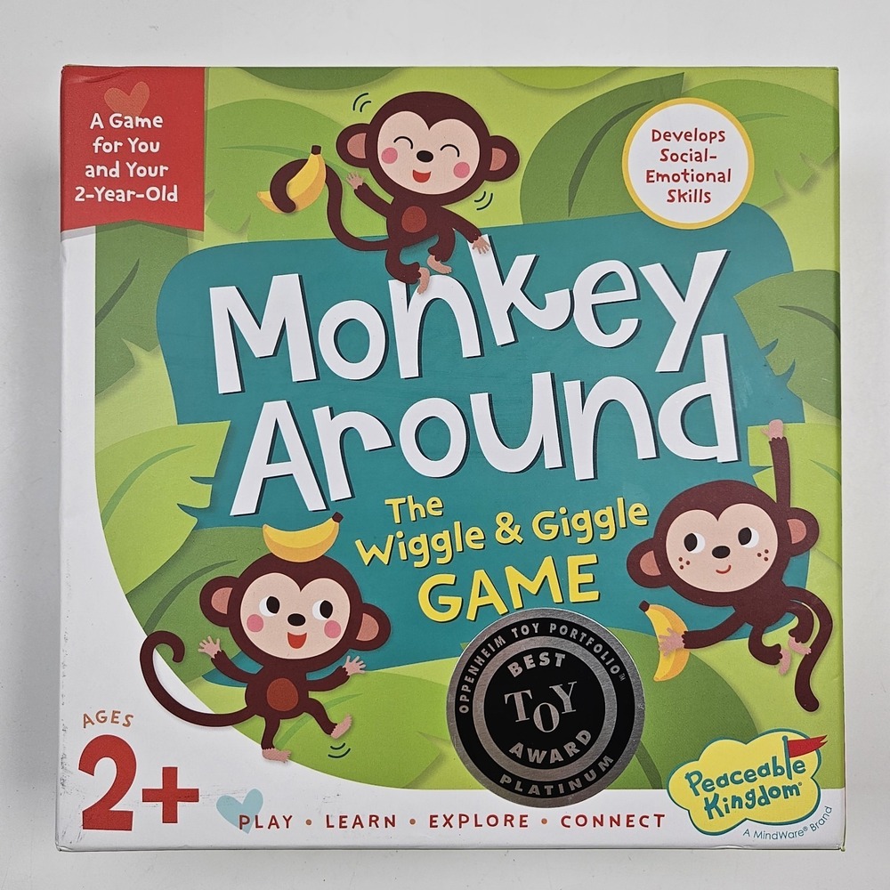 Peaceable Kingdom Monkey Around‎ First Game for Toddlers Interactive play